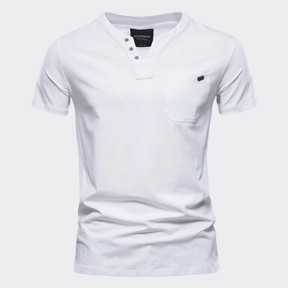 Camiseta Masculina de Botão Vórtex Tee