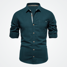 Camisa Social Masculina Vórtex Budget