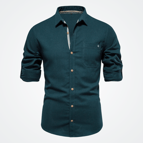 Camisa Social Masculina Vórtex Budget