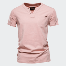 Camiseta Masculina de Botão Vórtex Tee