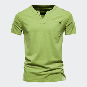 Camiseta Masculina de Botão Vórtex Tee