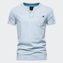 Camiseta Masculina de Botão Vórtex Tee