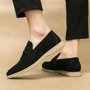 Mocassim Loafer Masculino de Couro Vórtex Liverpool