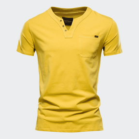 Camiseta Masculina de Botão Vórtex Tee