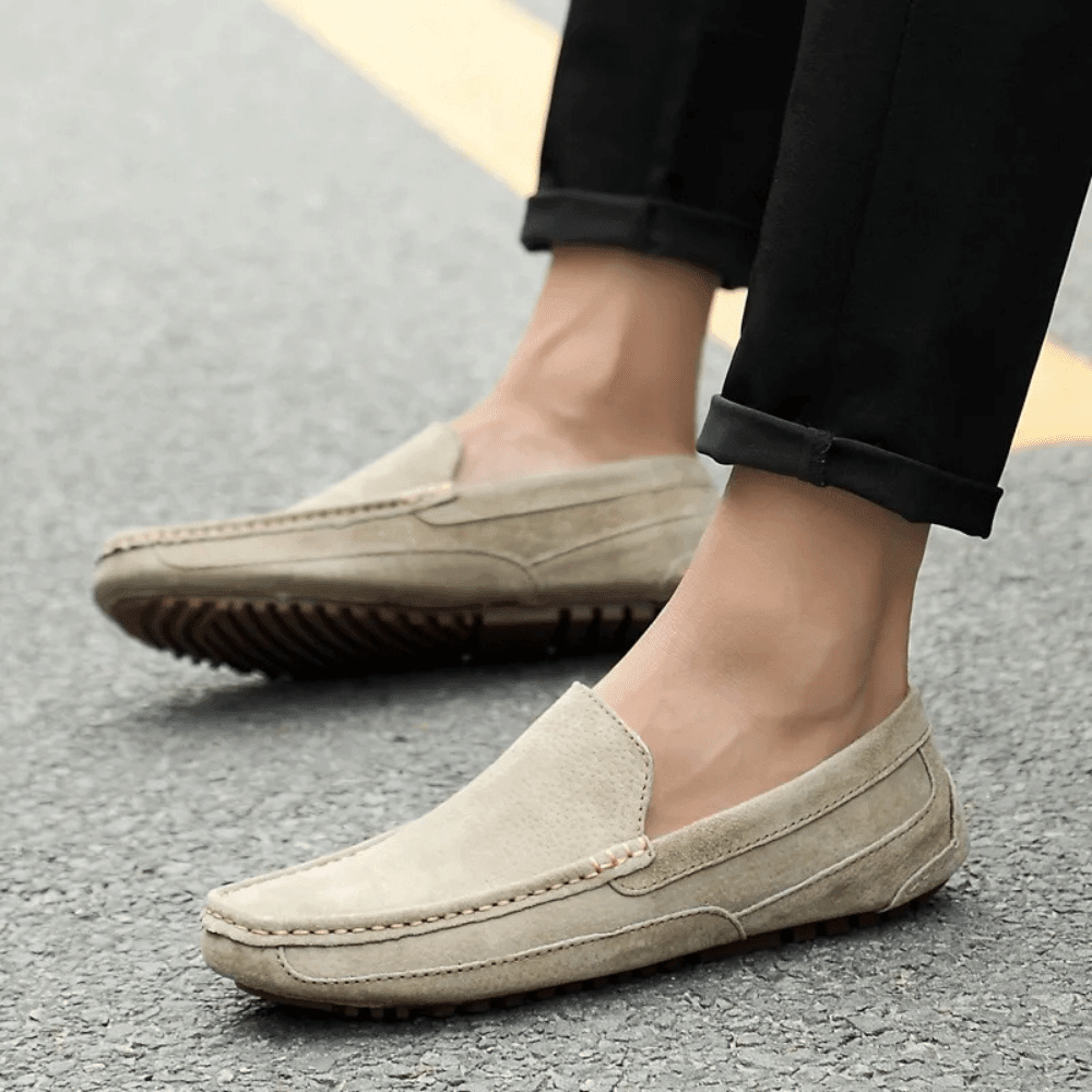 Mocassim Masculino de Couro Vórtex Sweden