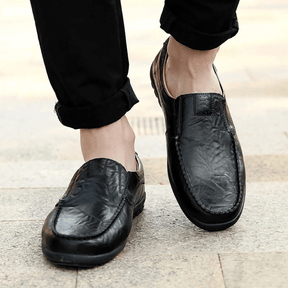 Mocassim Masculino de Couro Vórtex Leather