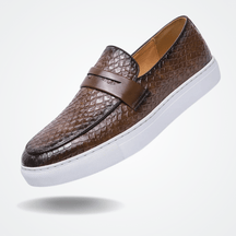 Mocassim Slip On Masculino de Couro Vórtex Toulon