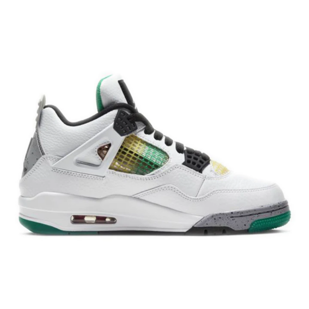 WMNS Nike Air Jordan 4 "Lucid Green Rasta"