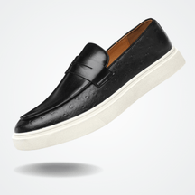 Mocassim Slip On Masculino de Couro Vórtex Reine