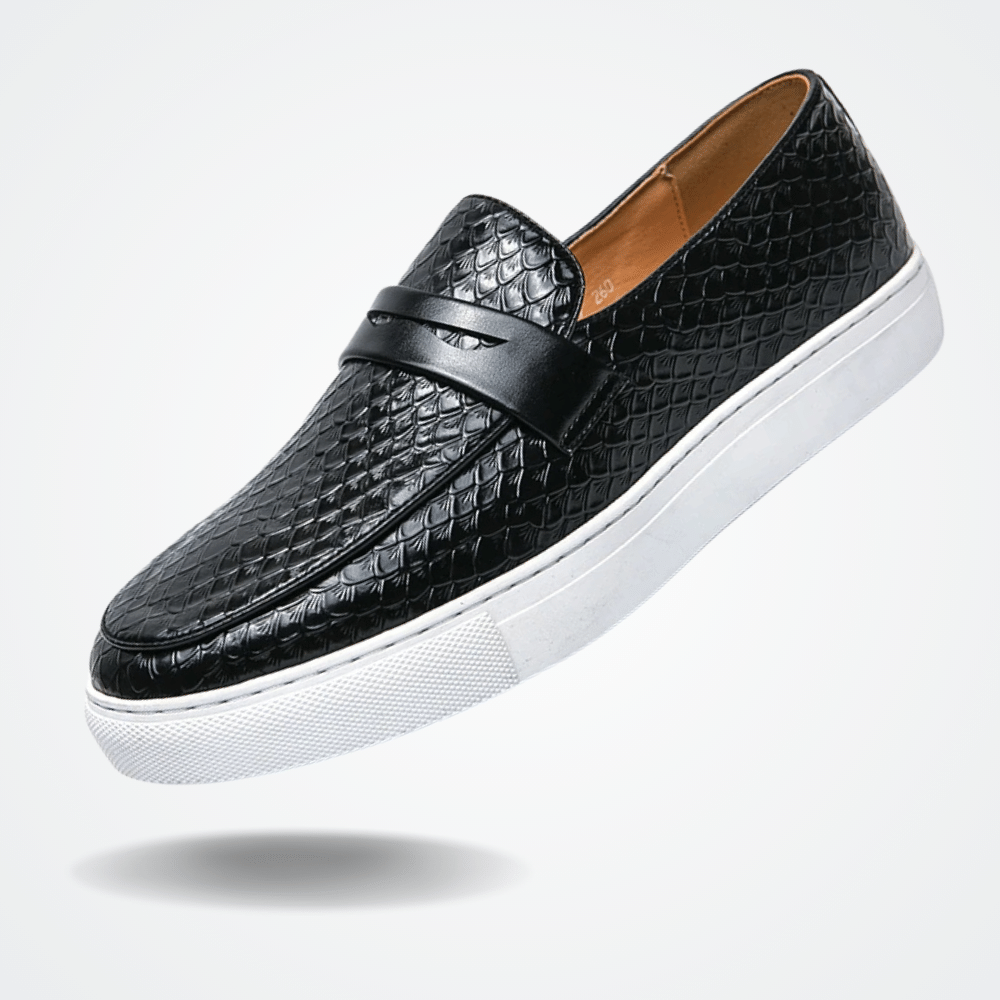 Mocassim Slip On Masculino de Couro Vórtex Toulon