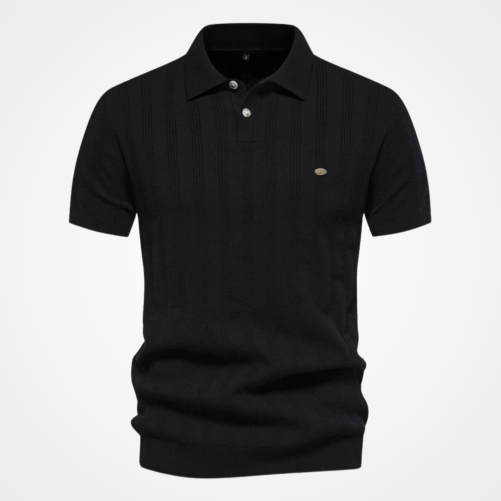 Camisa Polo Masculina Canelada Vórtex Ribs