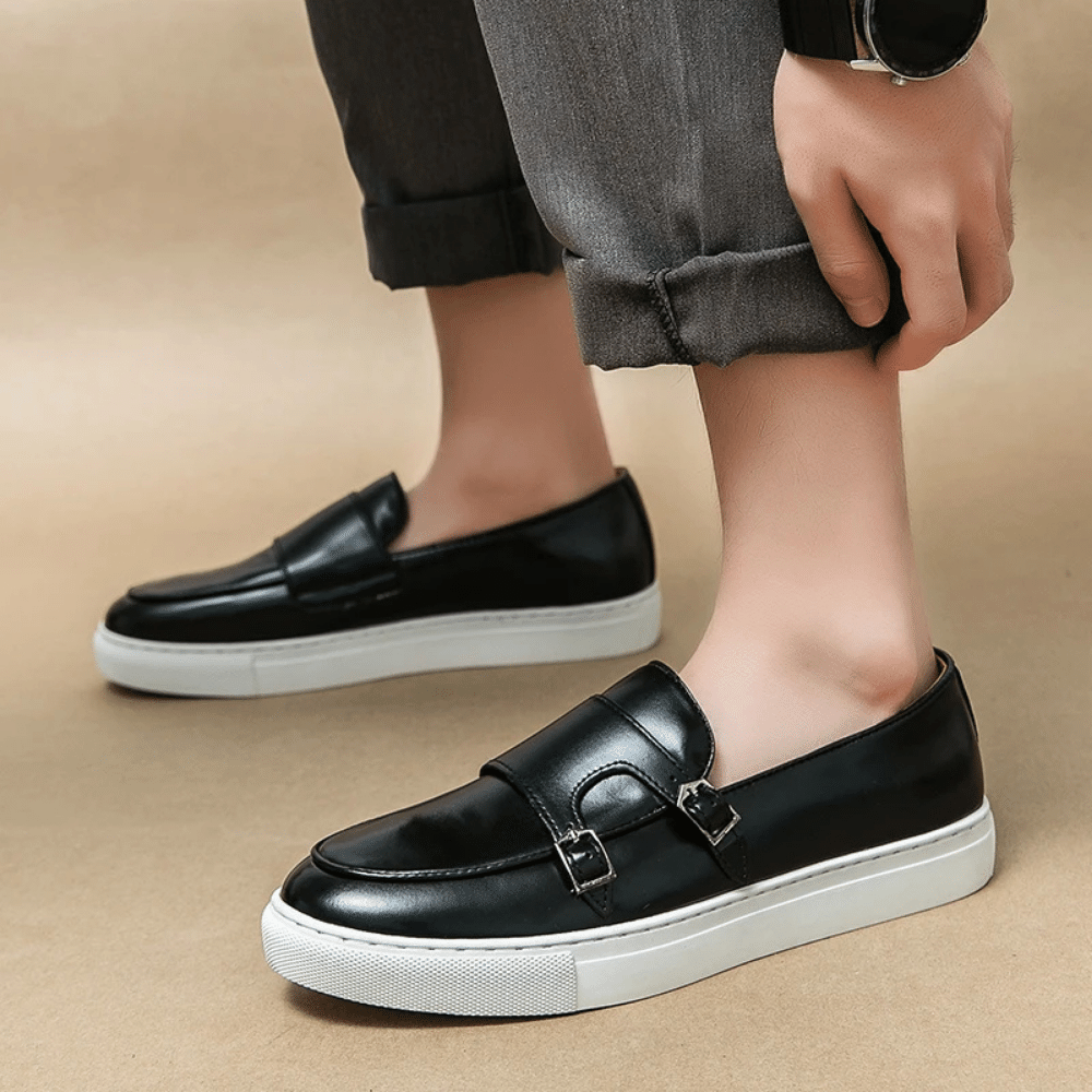 Mocassim Masculino de Couro Vórtex Rennes