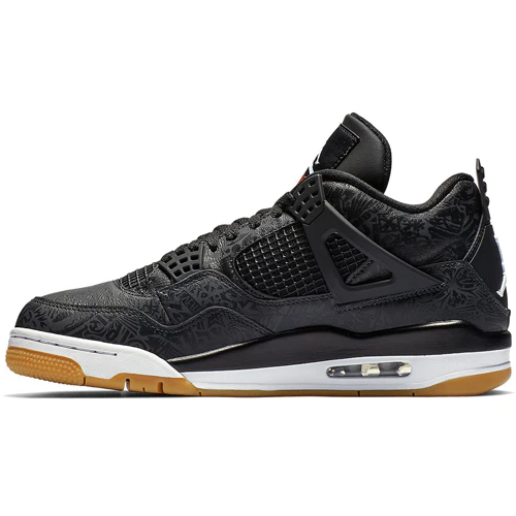 Nike Air Jordan 4 Retro "Laser Black Gum"