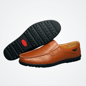 Mocassim Masculino de Couro Vórtex Leather