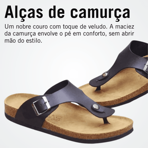 Sandália Masculina de Couro Vórtex Mali