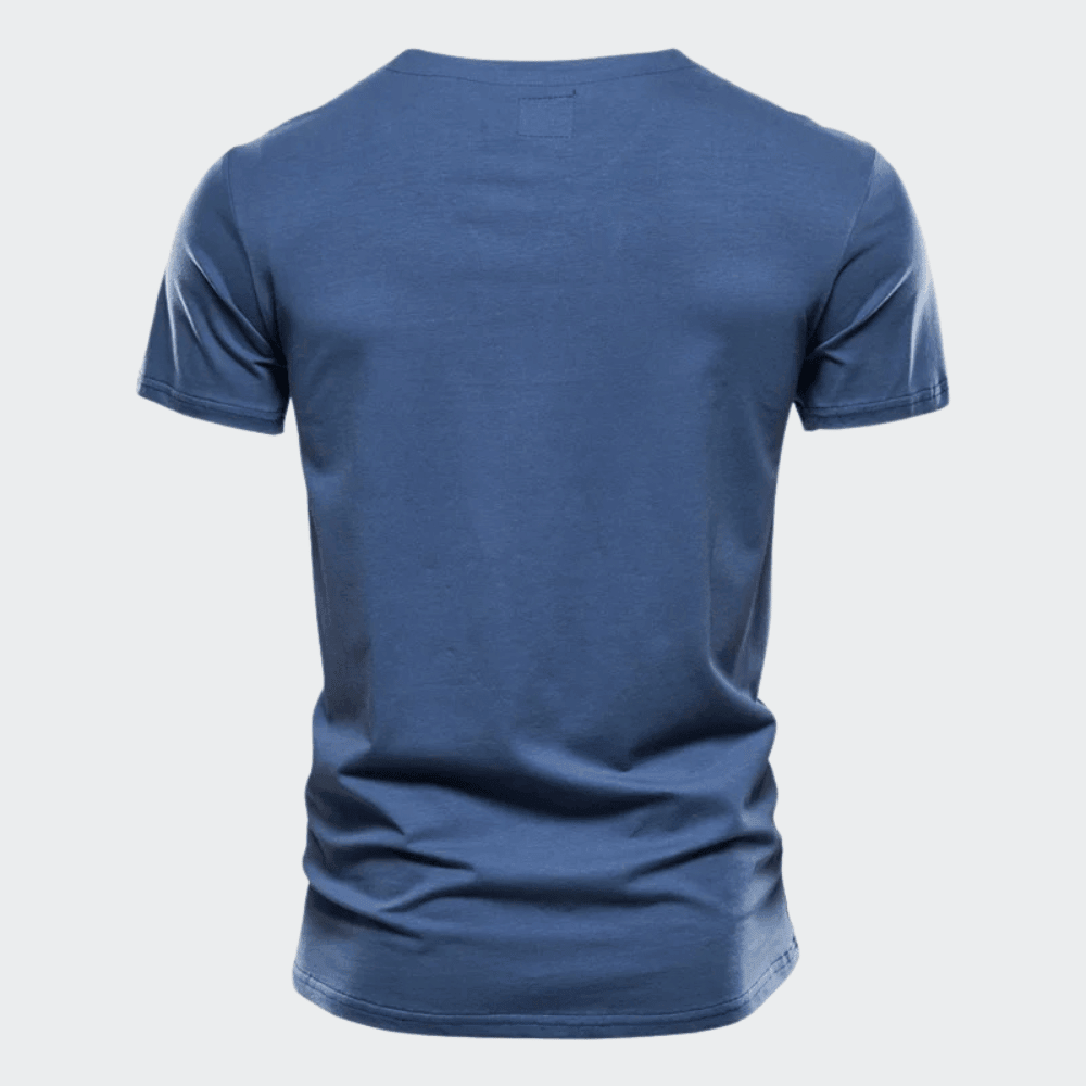 Camiseta Masculina de Botão Vórtex Tee