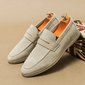 Mocassim Loafer Masculino de Couro Vórtex Liverpool