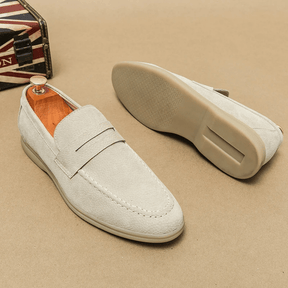 Mocassim Loafer Masculino de Couro Vórtex Liverpool