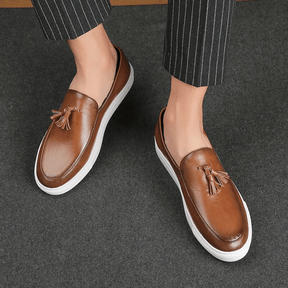 Mocassim Masculino de Couro Vórtex Toulouse