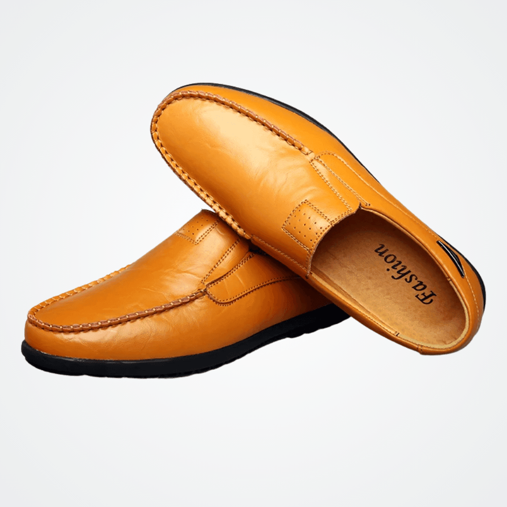 Mocassim Masculino de Couro Vórtex Leather