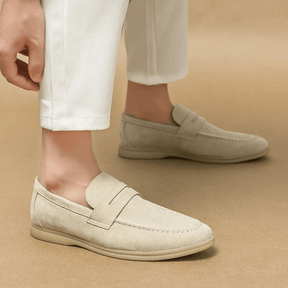 Mocassim Loafer Masculino de Couro Vórtex Liverpool