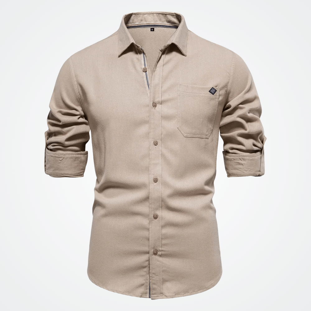 Camisa Social Masculina Vórtex Budget