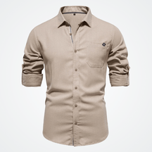 Camisa Social Masculina Vórtex Budget