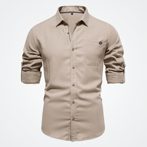 Camisa Social Masculina Vórtex Budget