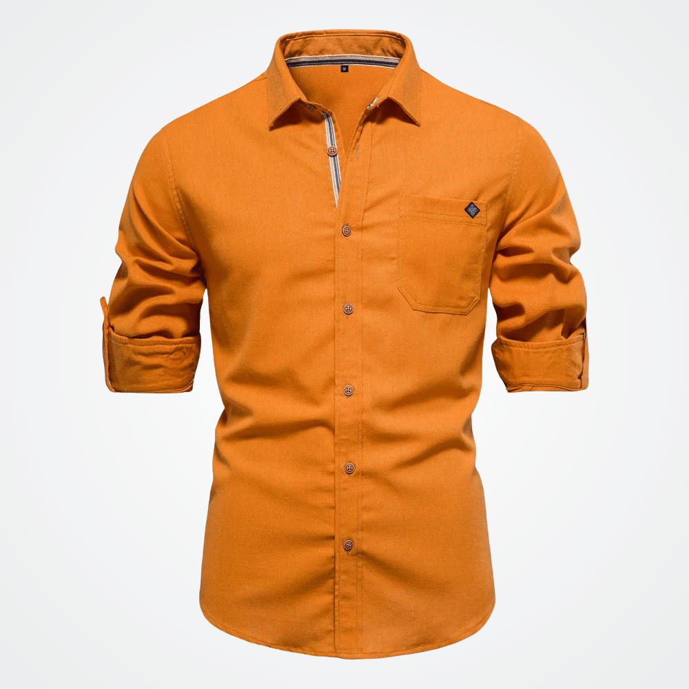 Camisa Social Masculina Vórtex Budget