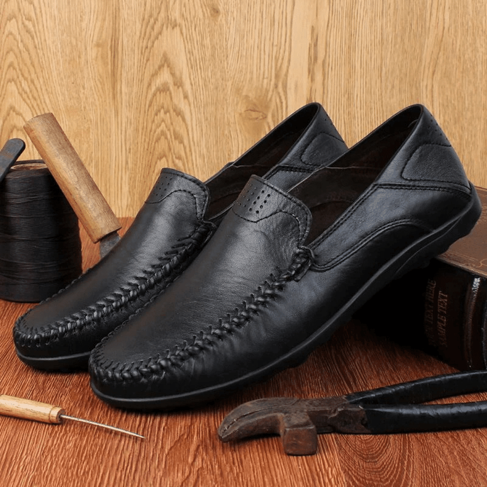 Mocassim Masculino de Couro Vórtex Florença