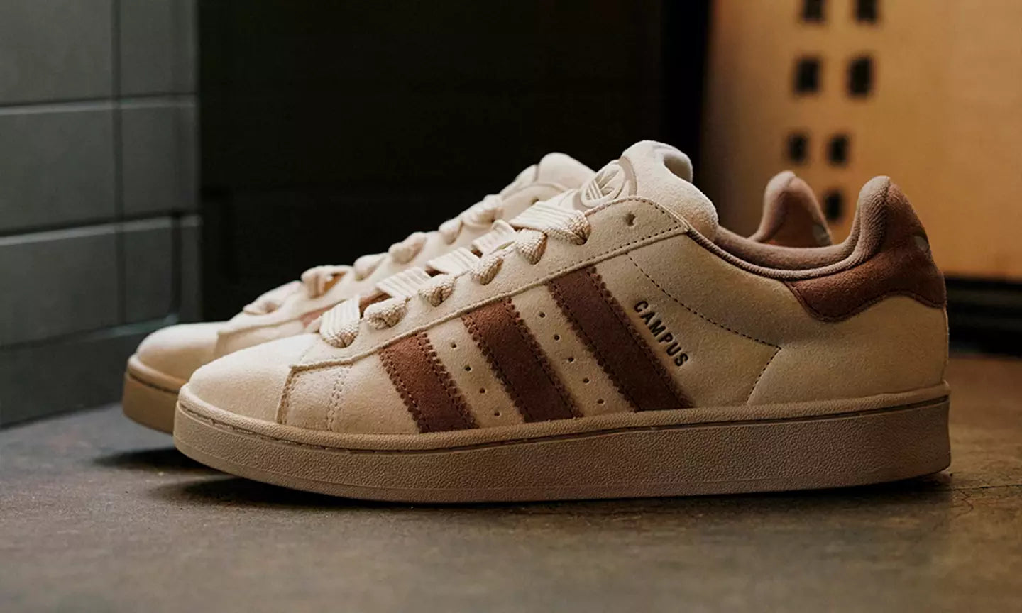 Tênis Adidas Campus 00s "White Brown"