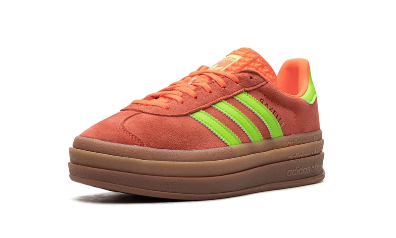 Tênis Adidas Gazelle Bold Solar Orange Solar Green