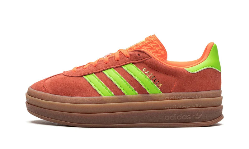 Tênis Adidas Gazelle Bold Solar Orange Solar Green