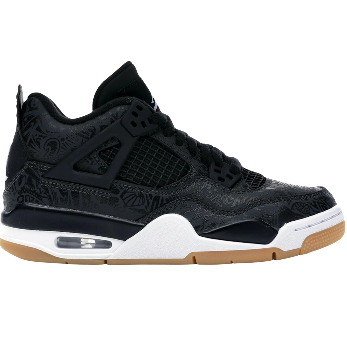 Nike Air Jordan 4 Retro "Laser Black Gum"