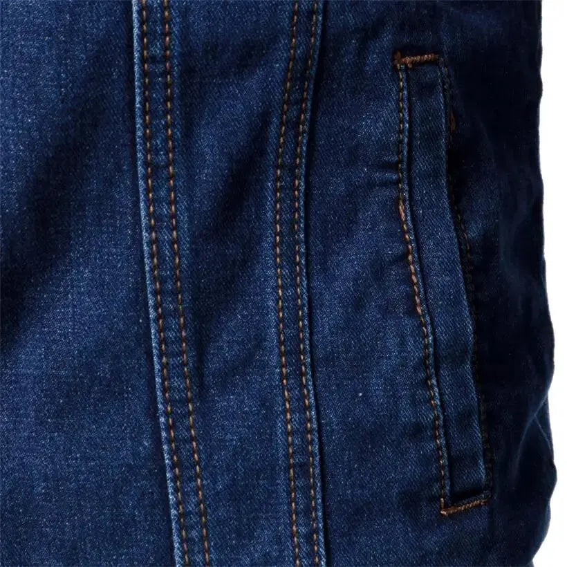 Jaqueta Jeans Masculina Forro de Lã