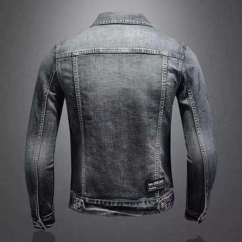 Jaqueta Jeans Masculina Vintage