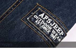 Jaqueta Jeans Masculina com Capuz