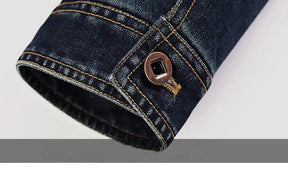 Jaqueta Jeans Masculina com Capuz