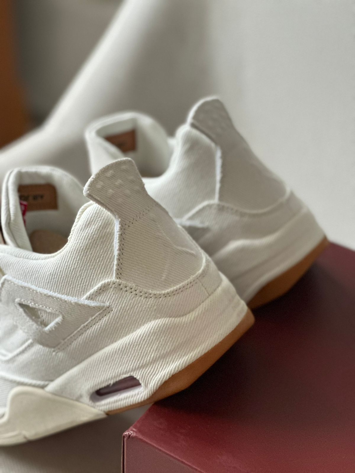 Levi's x Nike Air Jordan 4 Retro "White Denim"