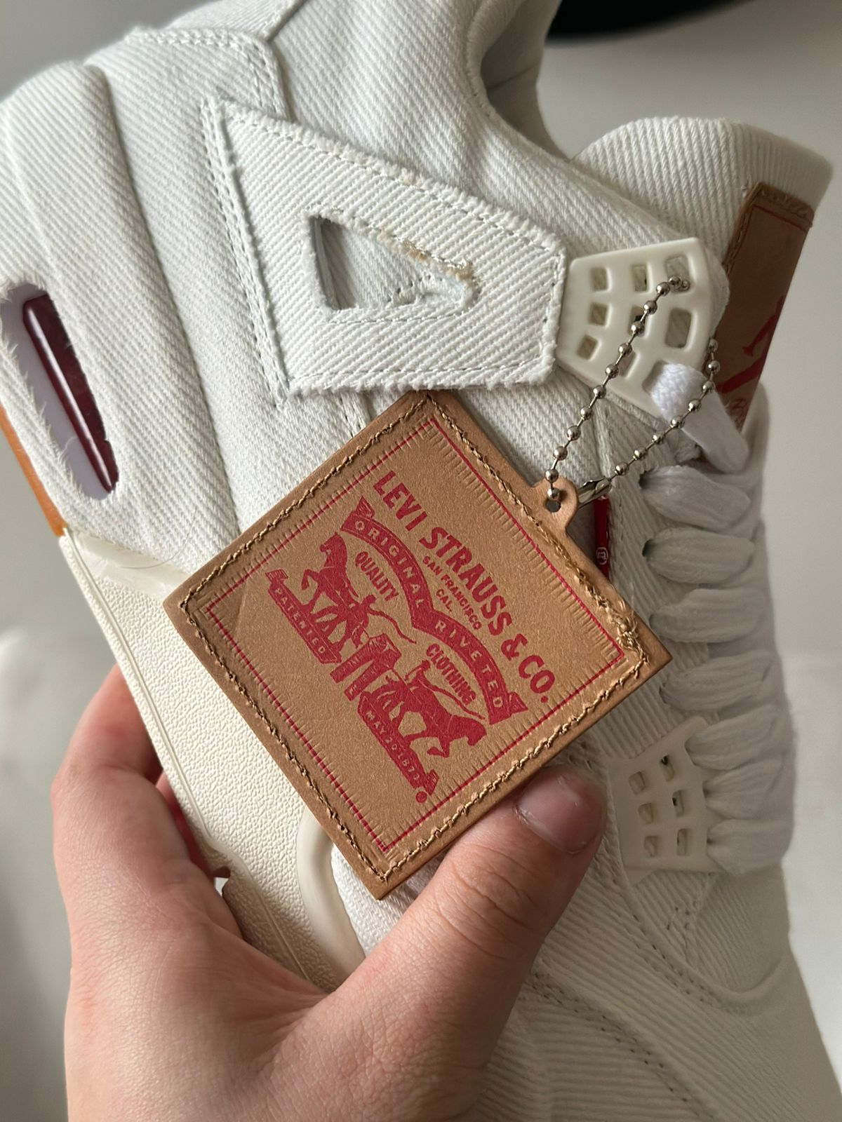 Levi's x Nike Air Jordan 4 Retro "White Denim"