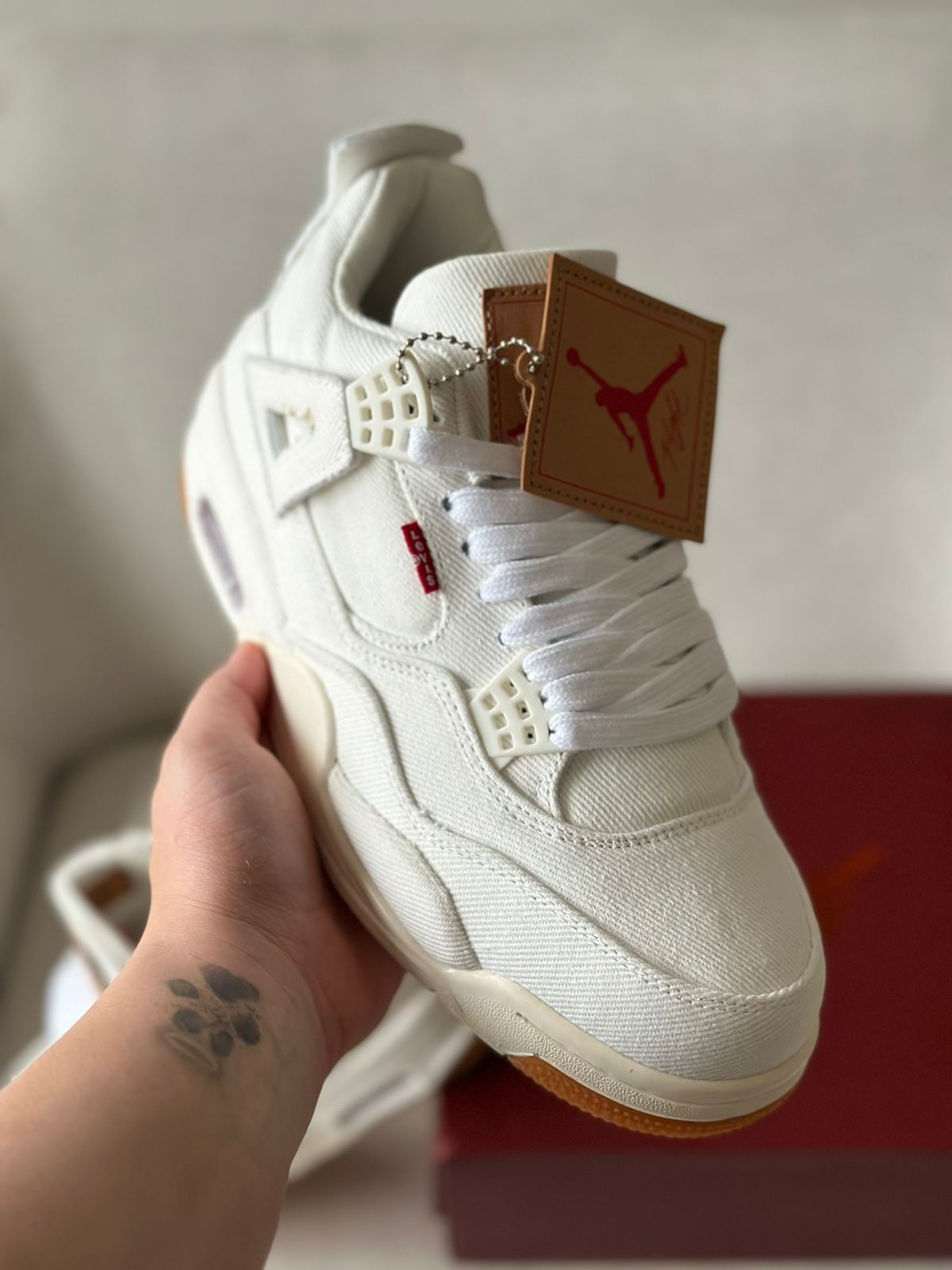 Levi's x Nike Air Jordan 4 Retro "White Denim"