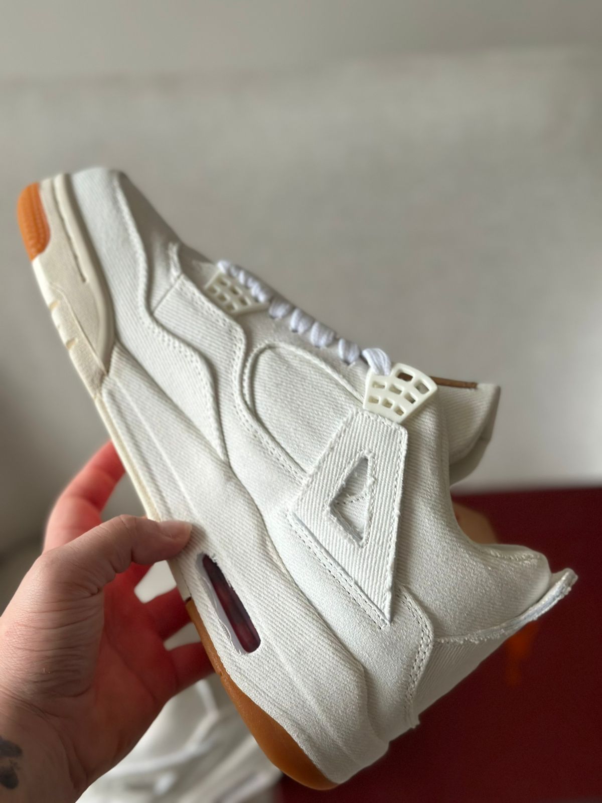 Levi's x Nike Air Jordan 4 Retro "White Denim"