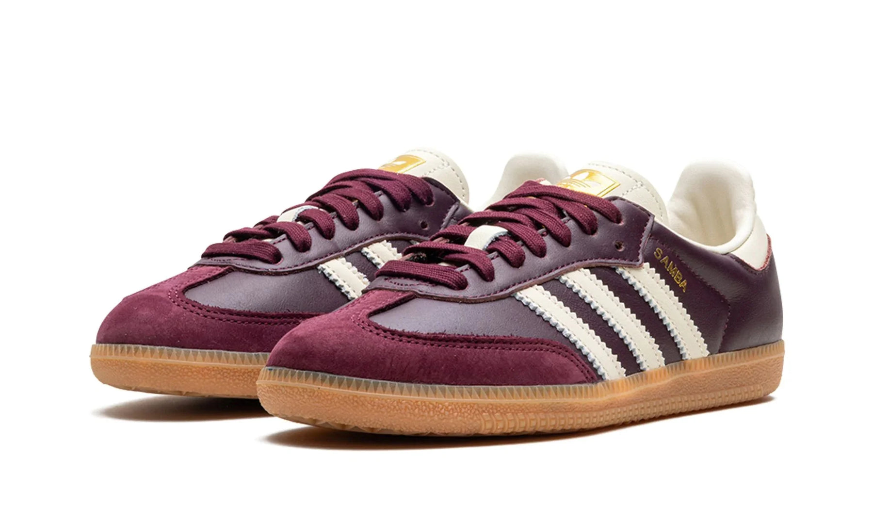 Tênis Adidas Samba OG Feminino "Maroon" Roxo