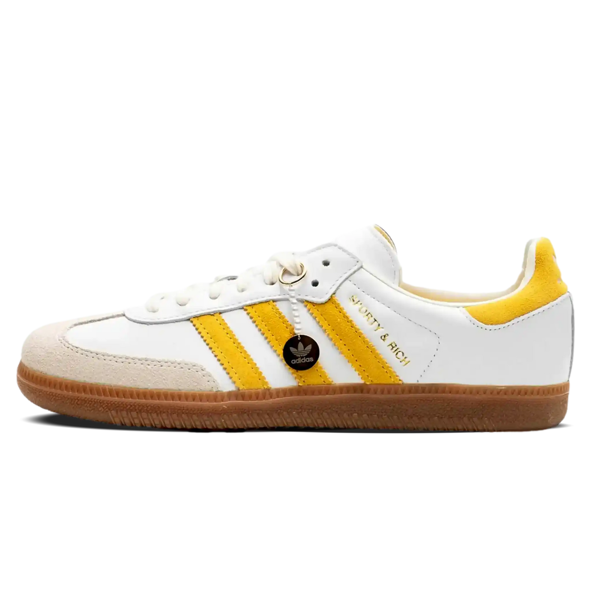 Tênis Adidas Samba OG x Sporty & Rich "Bold Gold" Amarelo