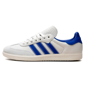 Tênis Adidas Samba x Humanrace "Navy Aluminum" Branco / Azul