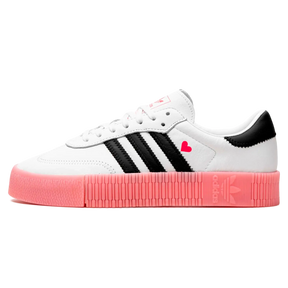 Tênis Adidas Sambarose Feminino "Valentine" Branco / Preto