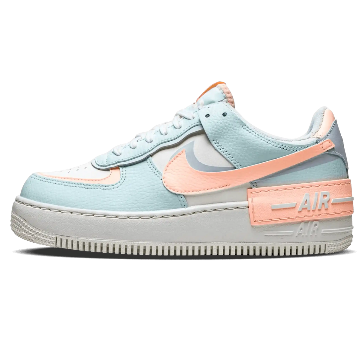 Tênis Air Force 1 Shadow Feminino "Barely Green" Verde / Salmão