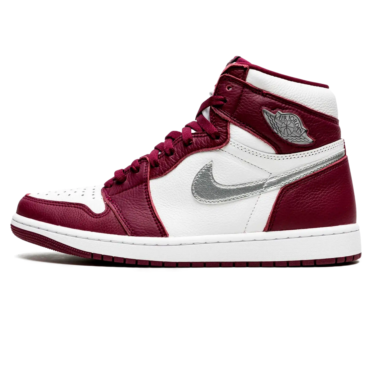 Tênis Air Jordan 1 High "Bordeaux" Bordô