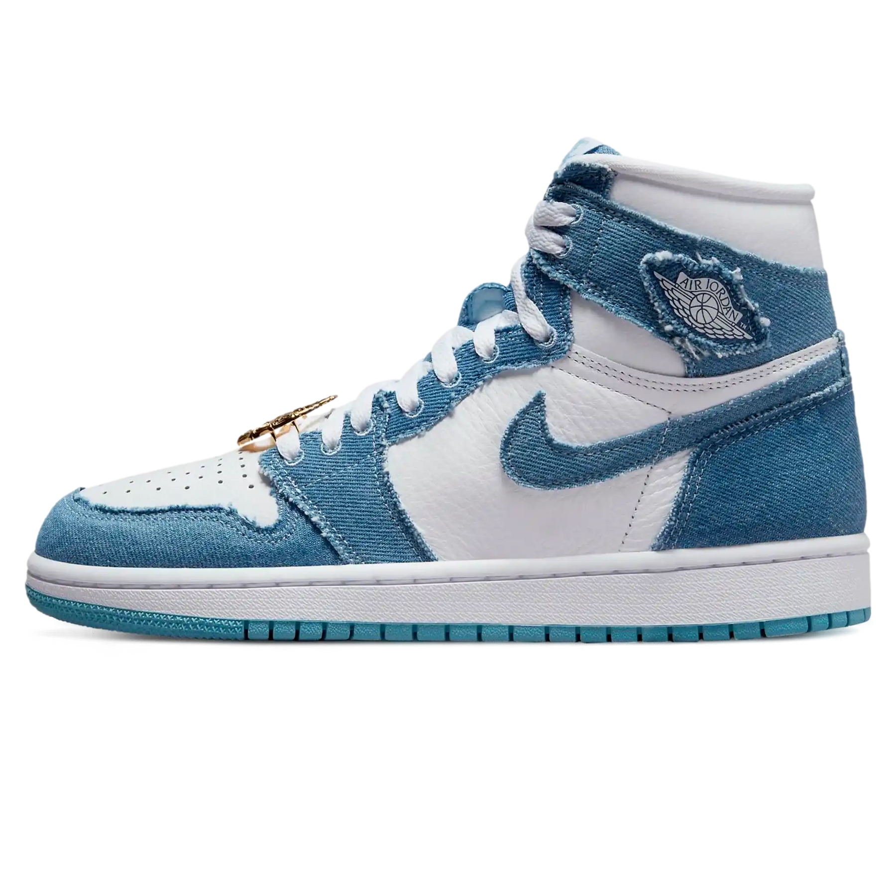 Tênis Air Jordan 1 High Feminino "Denim" Azul