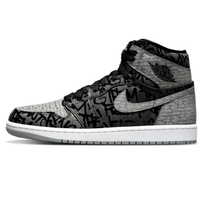 Tênis Air Jordan 1 High "Rebellionaire" Preto / Cinza